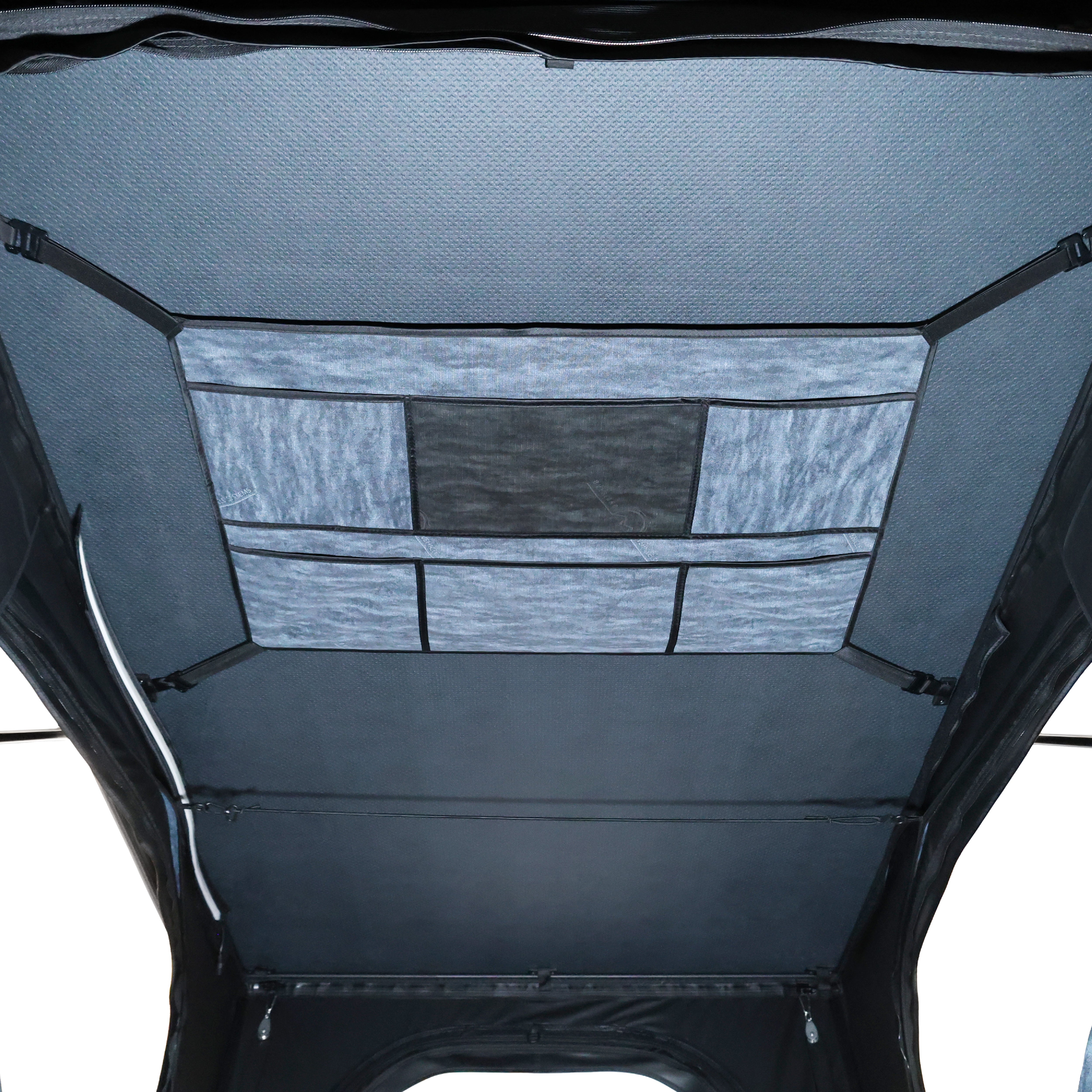 OVS XD K2 - Clamshell/Pop Up Aluminum Hard Shell Roof Top Tent - 2 Person, Blue Body & Black Rainfly