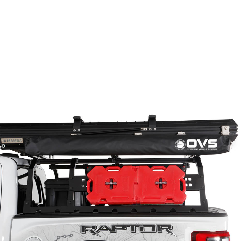 OVS XD Nomadic 180 LTE Awning - Black Fabric and Travel Cover Universal