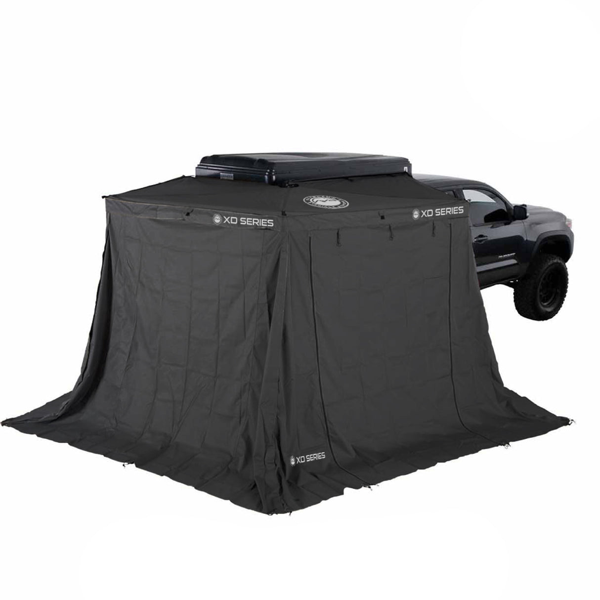 OVS XD Nomadic 270 LTE Awning - Black Fabric and Travel Cover