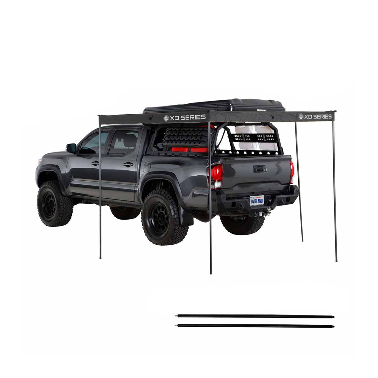 OVS XD Nomadic 270 LTE Awning - Black Fabric and Travel Cover