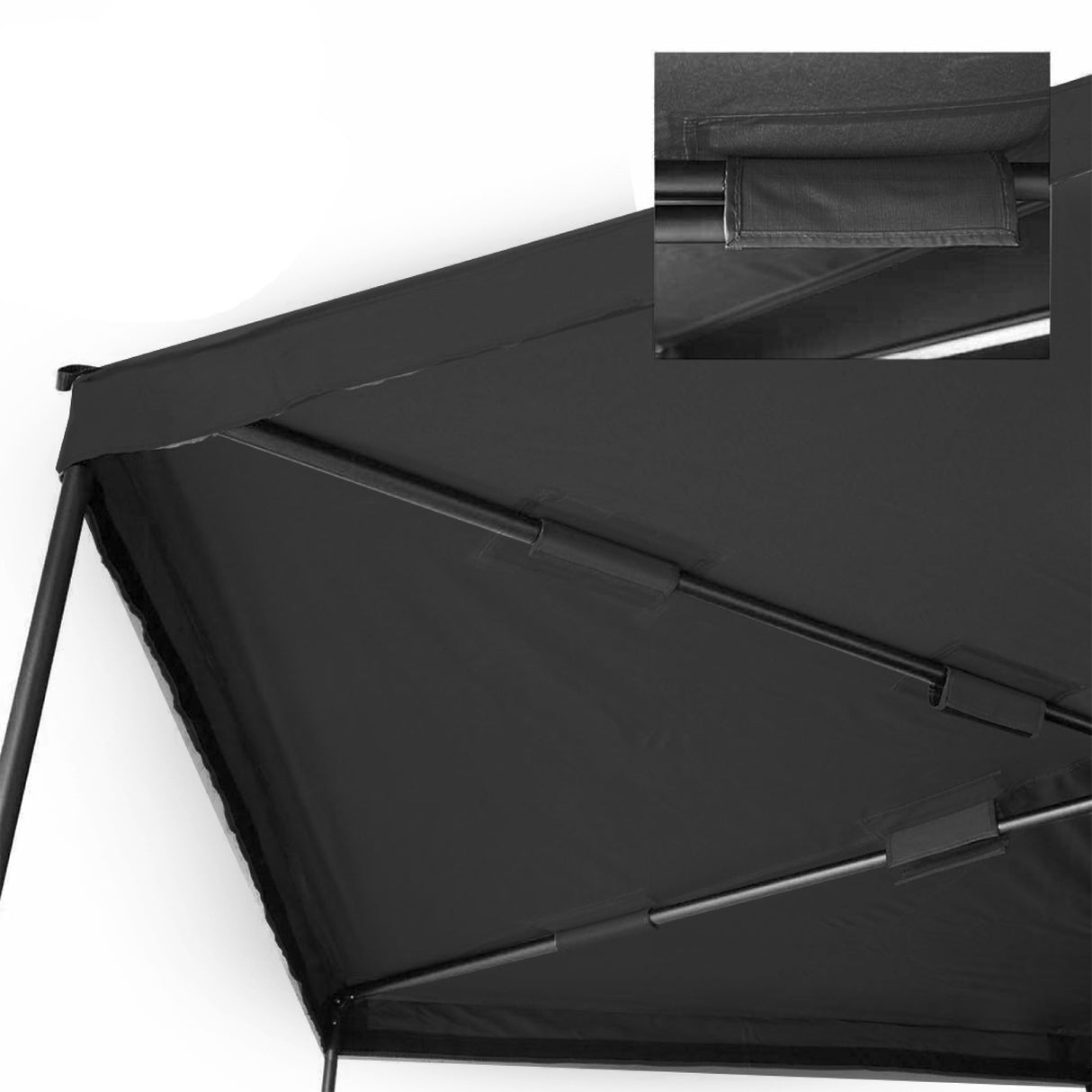 OVS XD Nomadic 270 LTE Awning - Black Fabric and Travel Cover