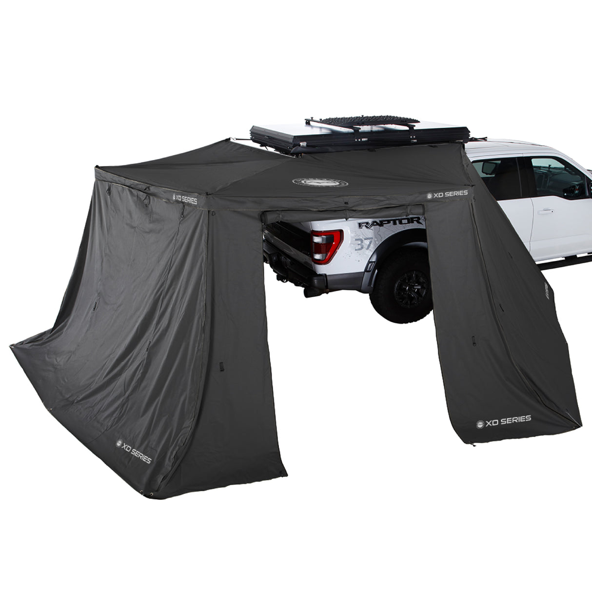 OVS XD Nomadic 270 LT - Awning Wall  Kit 1 & 2 W/Black Out , Black Body, Black Trim W/ Storage Bag
