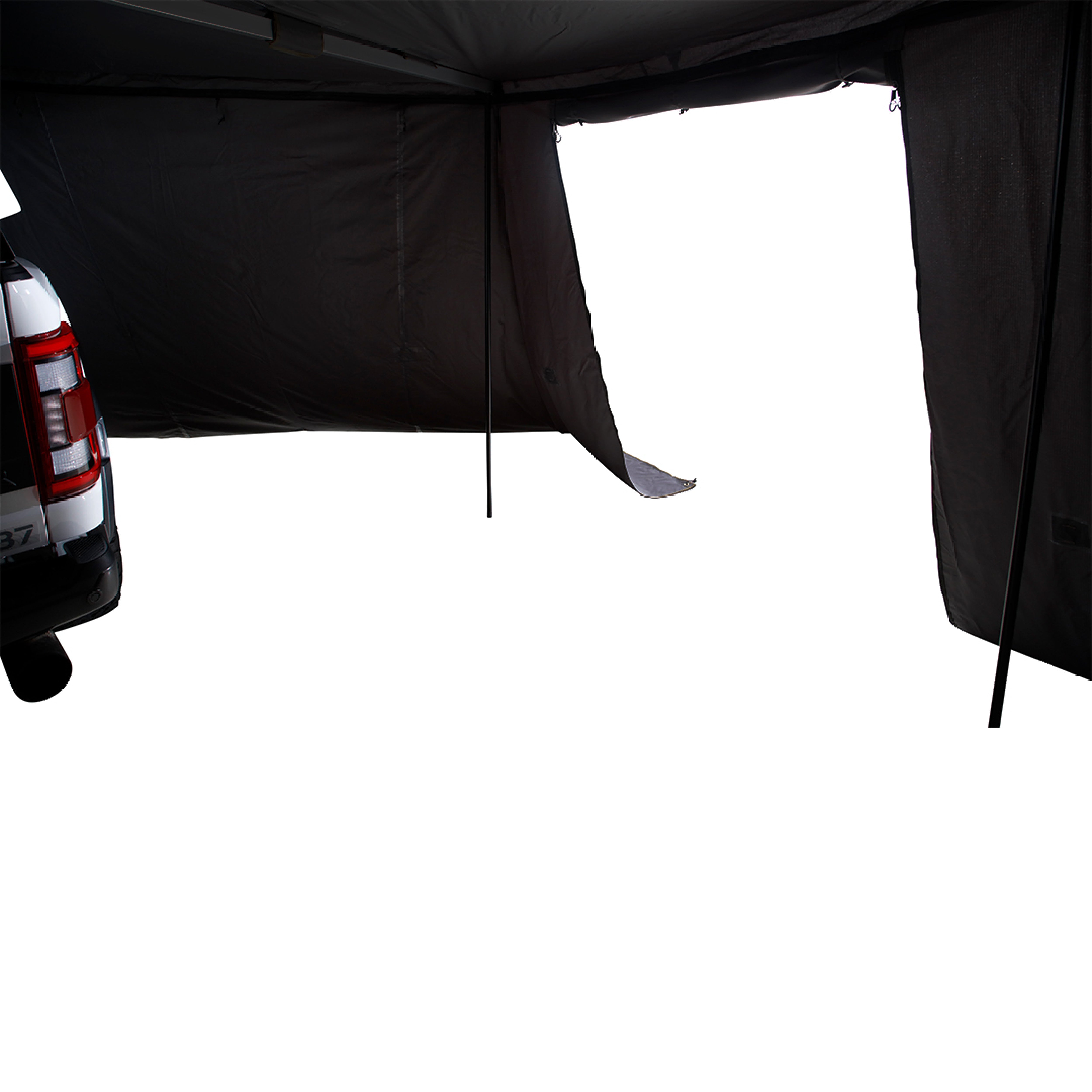 OVS XD Nomadic 270 LT - Awning Wall  Kit 1 & 2 W/Black Out , Black Body, Black Trim W/ Storage Bag