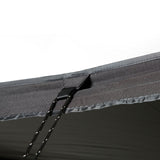 OVS XD Nomadic 315 - Rear Awning Universal, Black Body, Black Trim W/Black Travel Bag