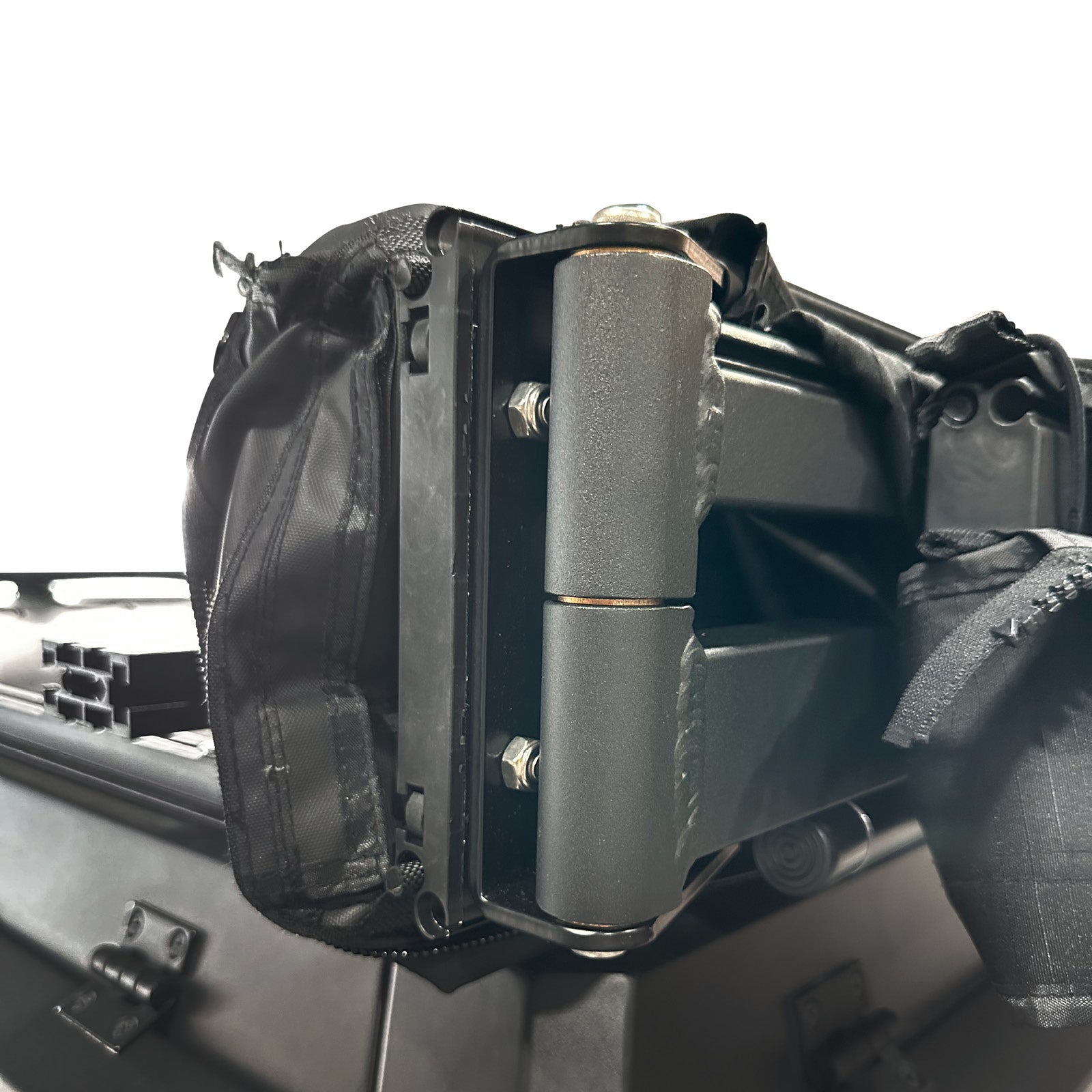 OVS XD Nomadic 315 - Rear Awning Universal, Black Body, Black Trim W/Black Travel Bag