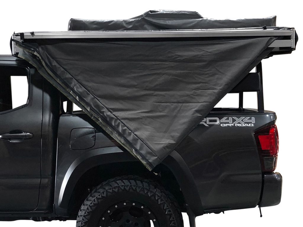 OVS HD Nomadic 180 - Awning, Grey Body, Green Trim & Black Travel Cover - No Brackets, No Hardware, No Accessories