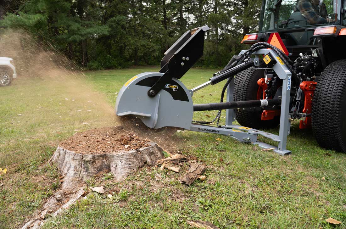 Baumalight 3P24 3 Point Hitch Tractor Stump Grinder