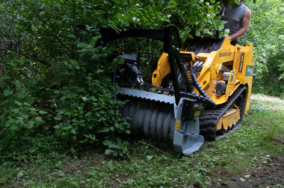 Baumalight MS530M Mini Skidsteer Brush Mulcher