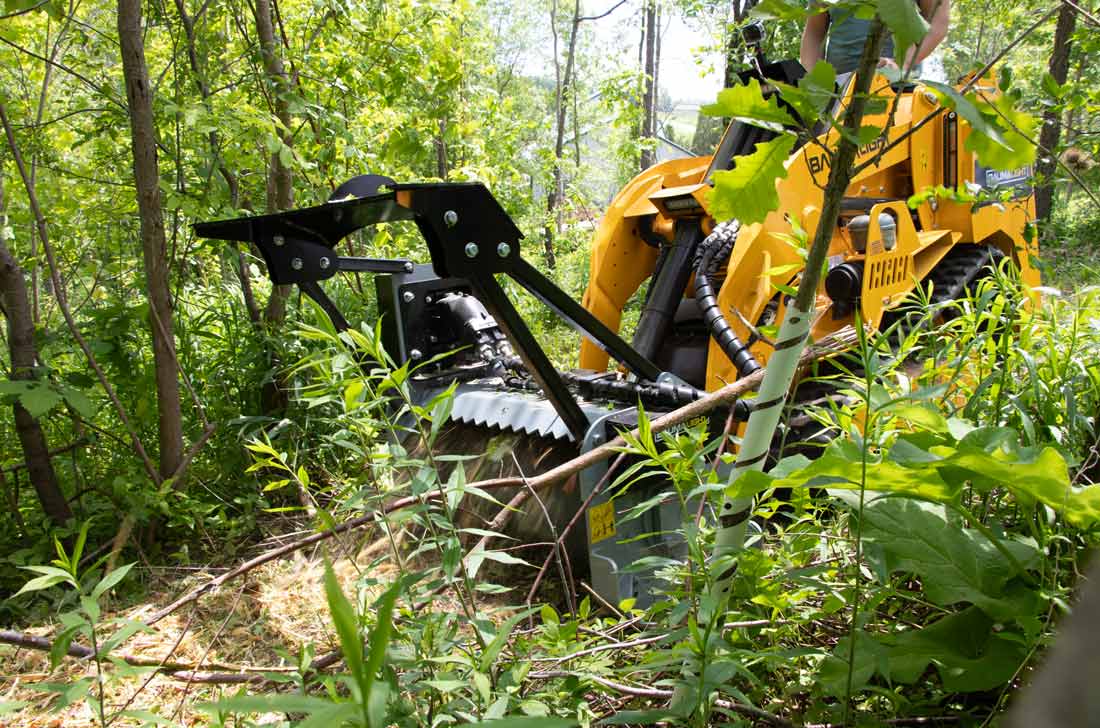 Baumalight MS530M Mini Skidsteer Brush Mulcher