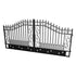Iron Gate for Driveway 14ft#design_star