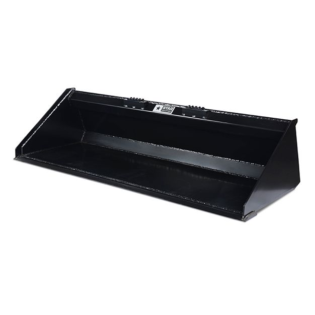 Star Industries Star Industries Low Profile Dirt Skid-steer Buckets With Teeth
