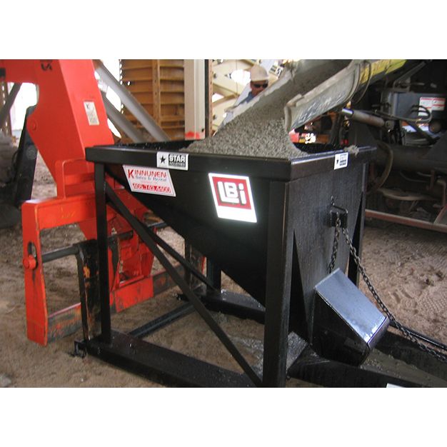 Star Industries Forklift Concrete Hopper