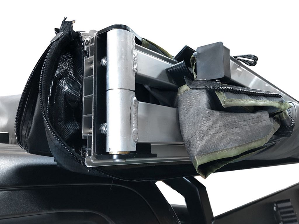 OVS HD Nomadic 180 - Awning, Grey Body, Green Trim & Black Travel Cover - No Brackets, No Hardware, No Accessories