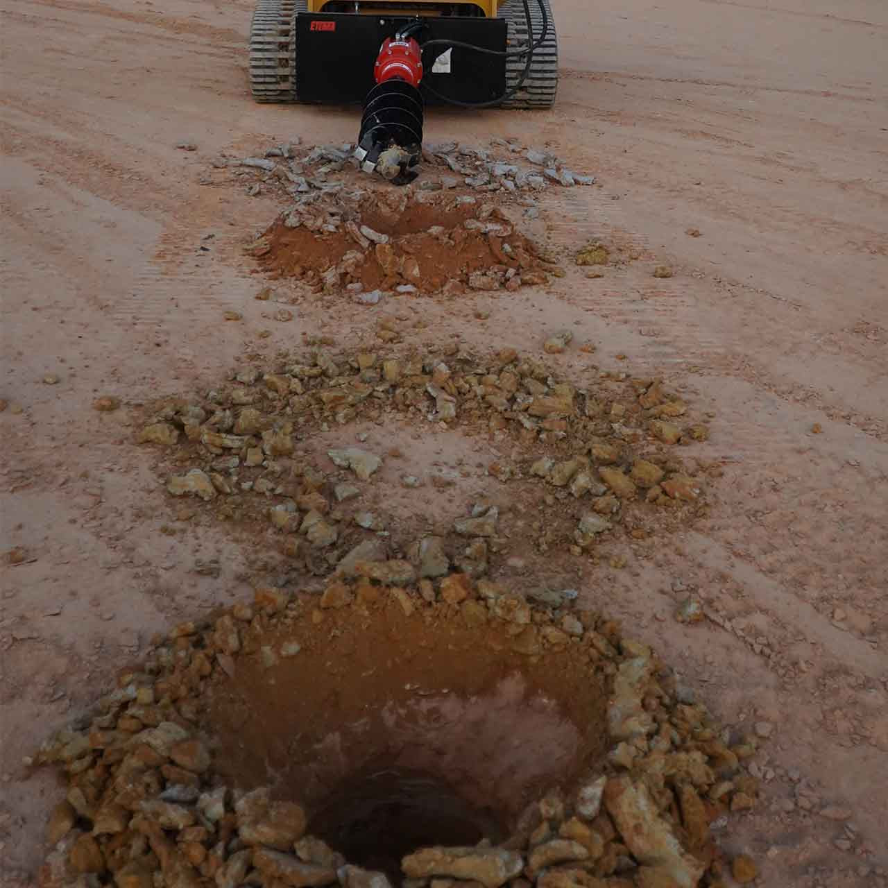 Eterra Skid Steer Auger Attachment