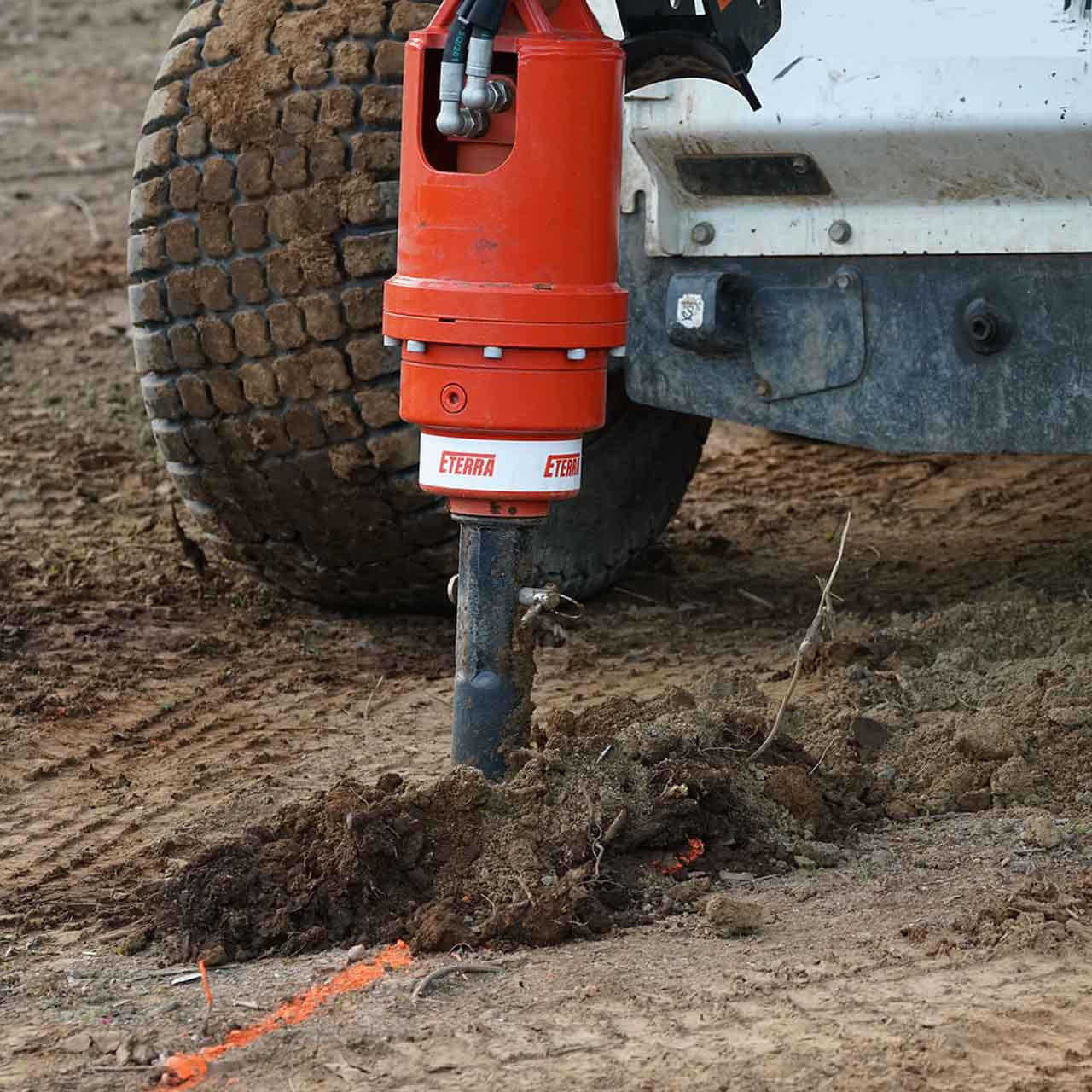 Eterra Skid Steer Auger Attachment