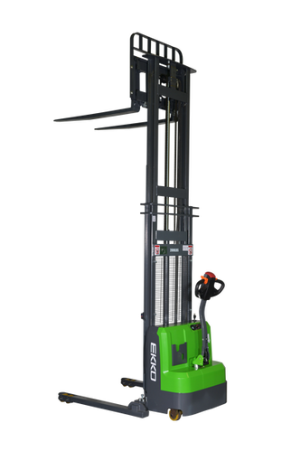 EKKO EB14C-LI Lithium Straddle Stacker 3000 lb. Cap.