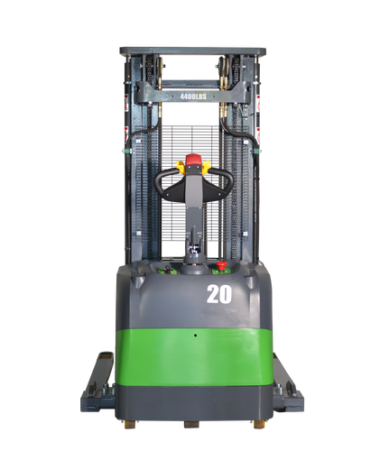 EKKO EB20CS-LI Full Powered Straddle Stacker 4400 lb Cap.