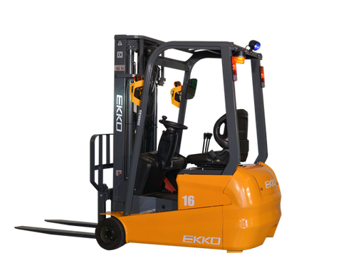 EKKO EK16A-138 3-Wheel Forklift 3500lbs., 138"Lift