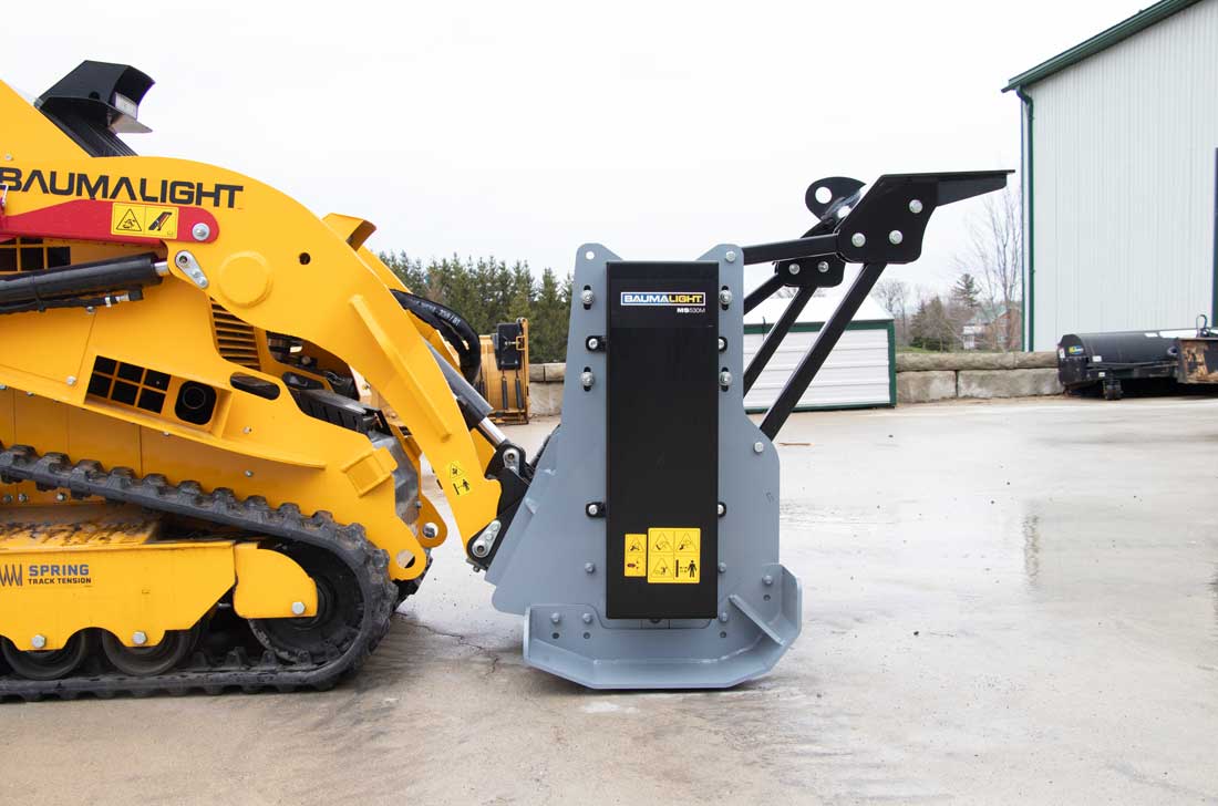Baumalight MS530M Mini Skidsteer Brush Mulcher