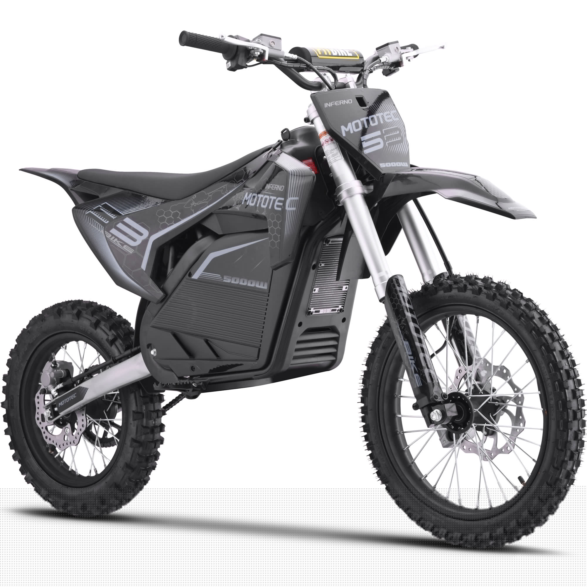 MotoTec Pro 72V/30Ah 5000W Off-Road Electric Dirt Bike