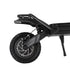 Rear hydraulic disc brake and suspension on Kaabo Wolf King GTR Max dual motor performance electric scooter