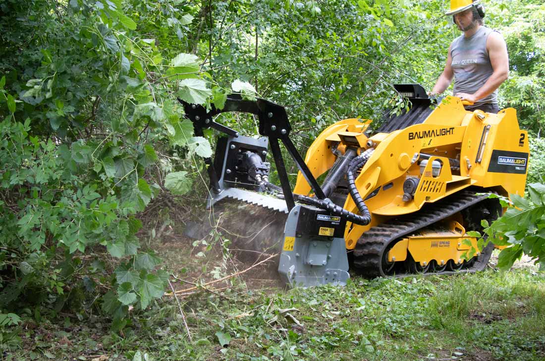Baumalight MS530M Mini Skidsteer Brush Mulcher