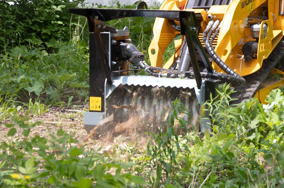 Baumalight MS530M Mini Skidsteer Brush Mulcher