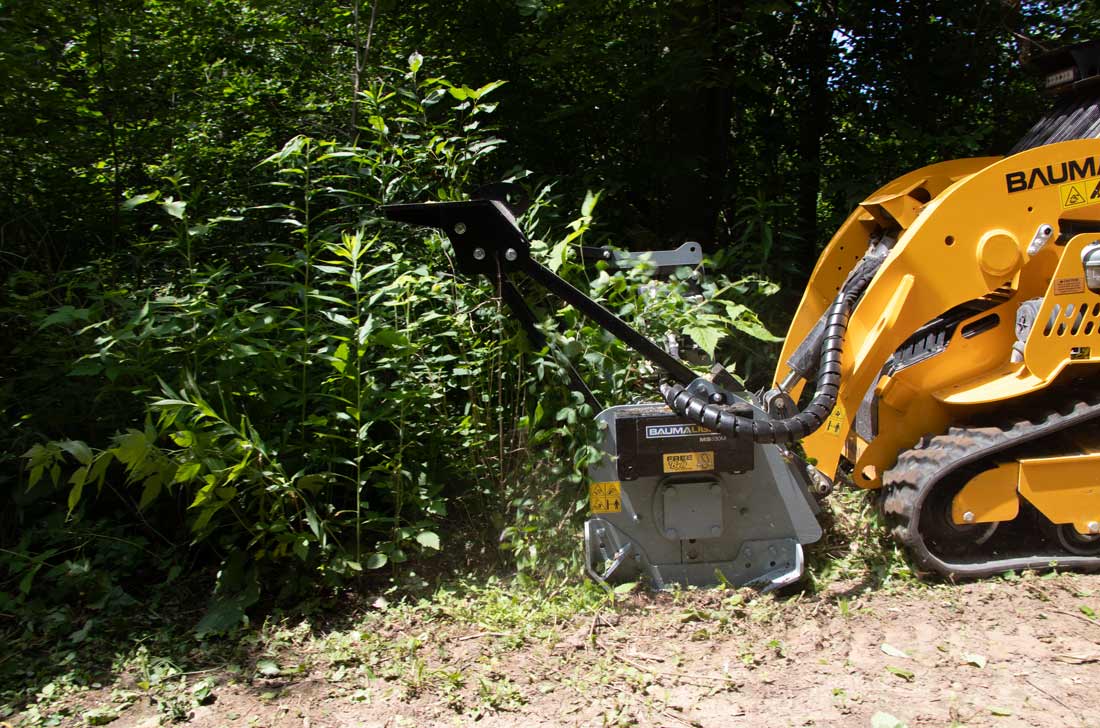 Baumalight MS530M Mini Skidsteer Brush Mulcher