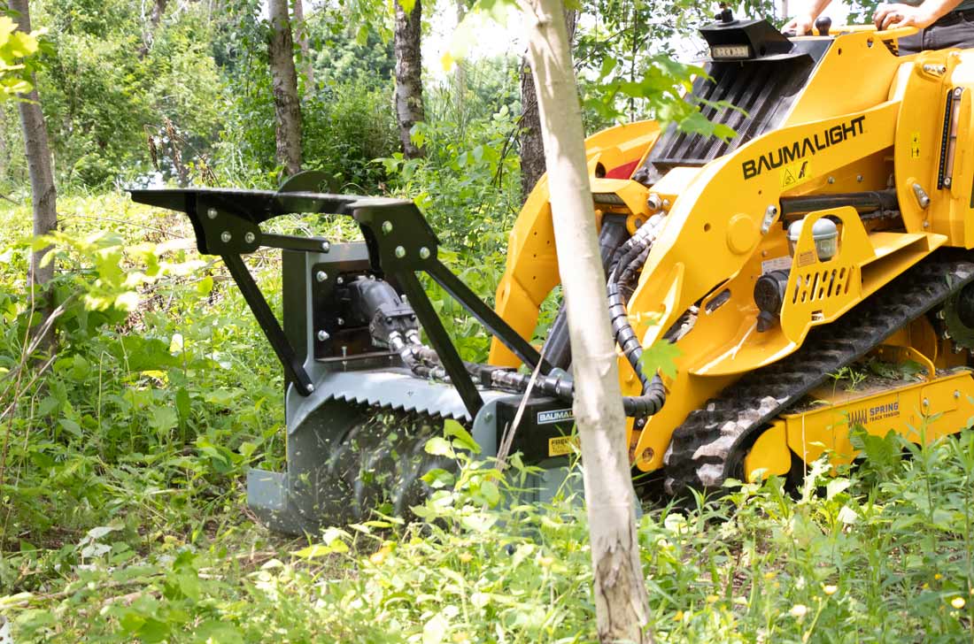 Baumalight MS530M Mini Skidsteer Brush Mulcher